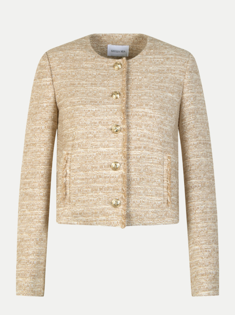 White Label Kurzer Bouclé-Blazer bei Robert Ley