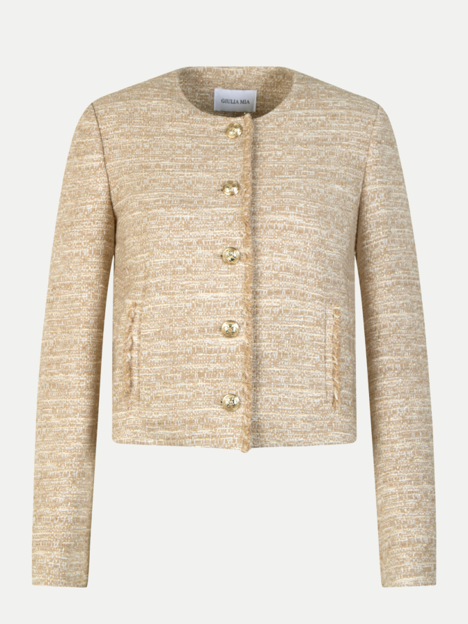 White Label Kurzer Bouclé-Blazer bei Robert Ley