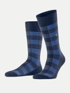 Burlington Socken Buffalo Check 6879-royal bei Robert Ley