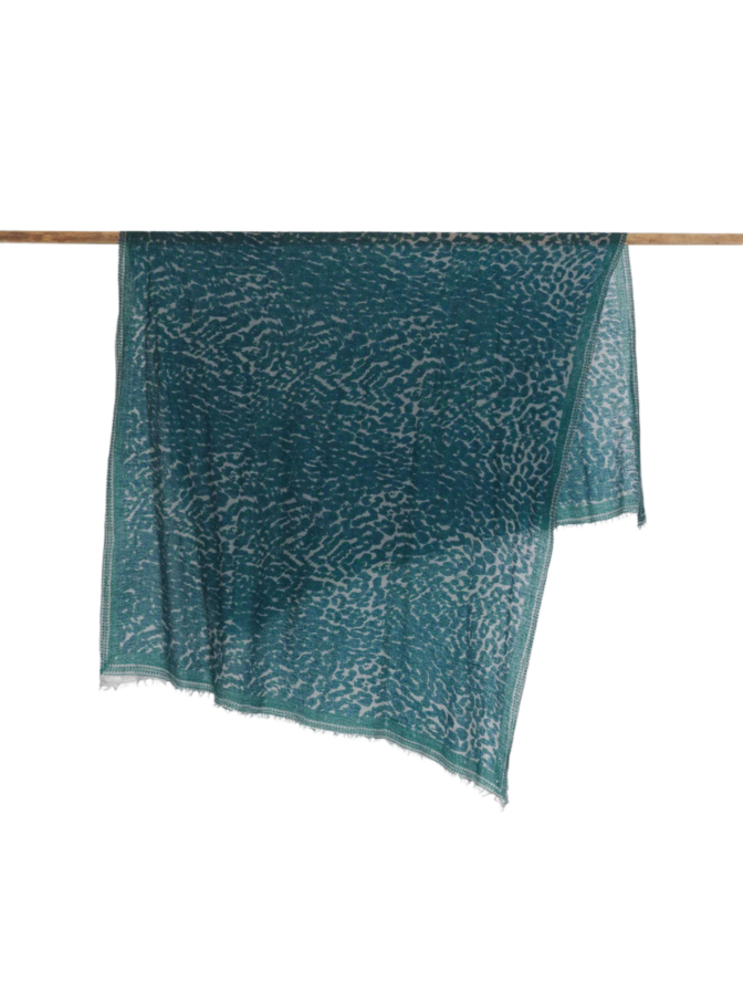 Friendly Hunting Tuchschal Felted Stole Cheetah aus Kaschmir bei Robert Ley