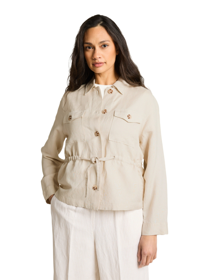 Tom Tailor Casual blazer jacket with linen bei Robert Ley