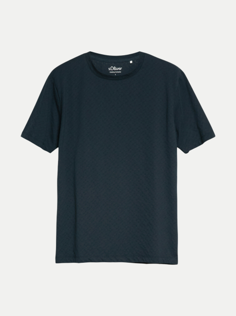 s.Oliver RED LABEL T-Shirt mit Jacquard-Struktur bei Robert Ley