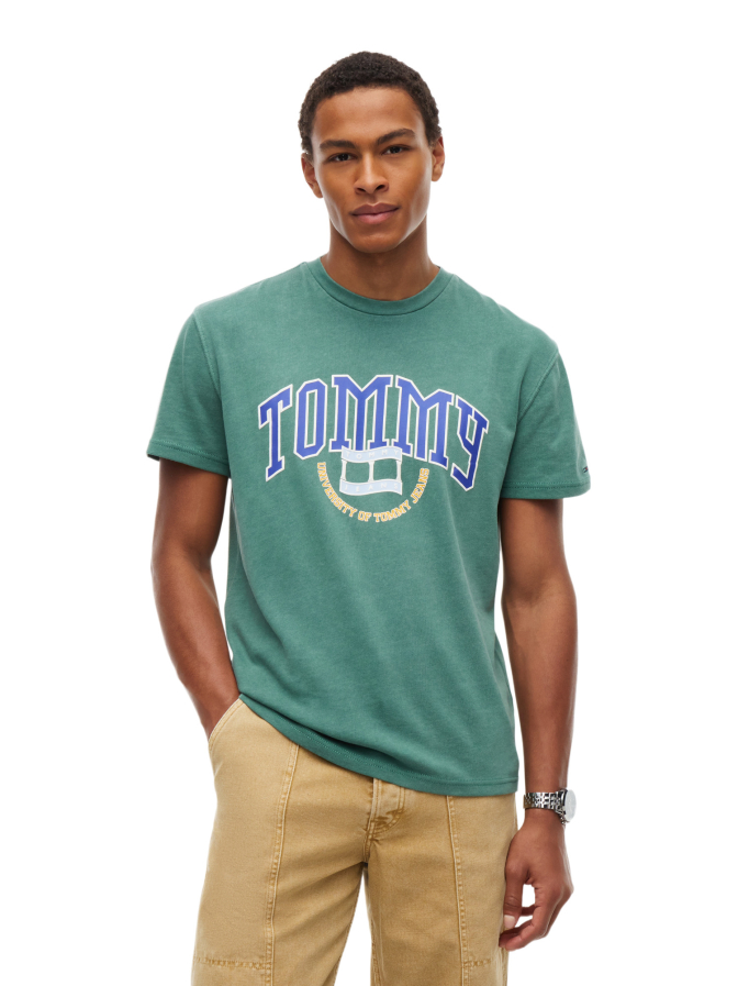 Tommy Jeans T-Shirt mit Logo-Print bei Robert Ley