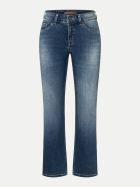 Mac Slim-Fit Jeans CARRIE D598 stormy midblue brown-Trousers MAC Ladie bei Robert Ley