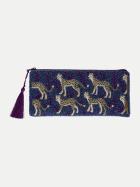Giftcompany ELODIE KOSMETIKTASCHE L blau/rosa Leopard bei Robert Ley