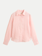 Gant Leinen Bluse mit Streifen 663-LILLY PINK bei Robert Ley