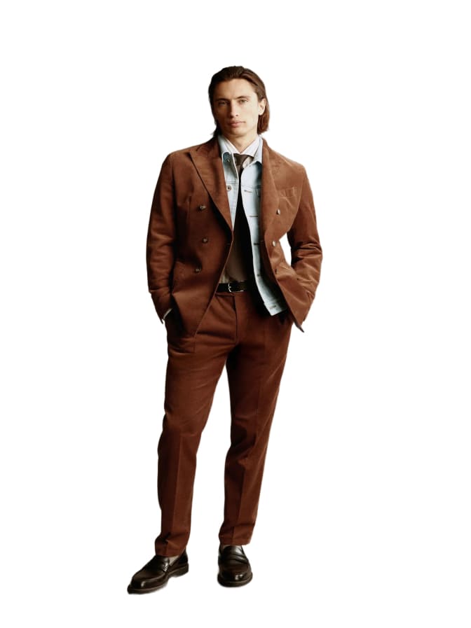 Windsor Men Shaped-Fit Hose Silvi bei Robert Ley