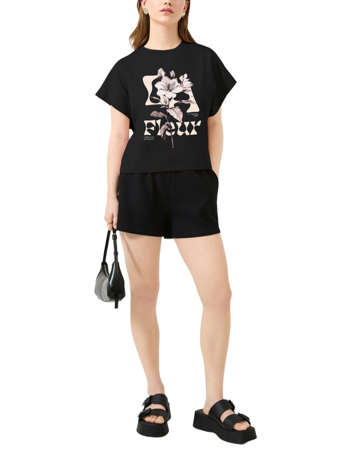 Q/S designed by T-Shirt mit Fotoprint bei Robert Ley