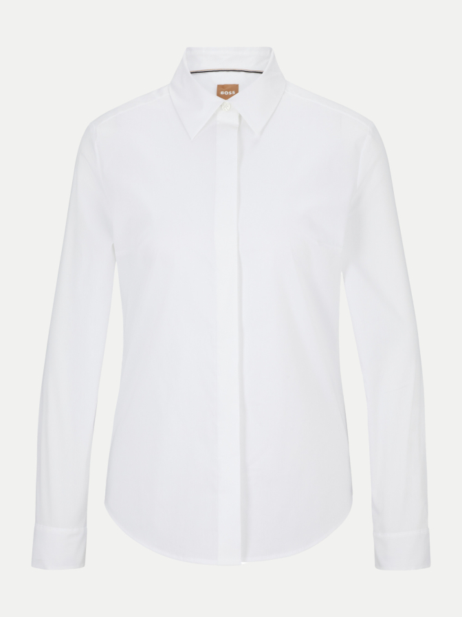 BOSS Black Slim-Fit Bluse bei Robert Ley
