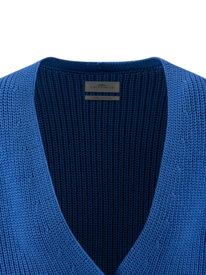 Fynch-Hatton Cardigan in Rippenstrick bei Robert Ley