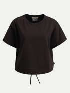 Smith & Soul Oversize T-Shirt Mit Bindeband am Saum 913-DARK CHOC bei Robert Ley