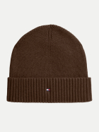 Tommy Hilfiger Beanie mit Logo-Stickerei GT7-BROWN bei Robert Ley