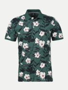Lerros Poloshirt mit floralem Print 662 SOFT TEAL bei Robert Ley