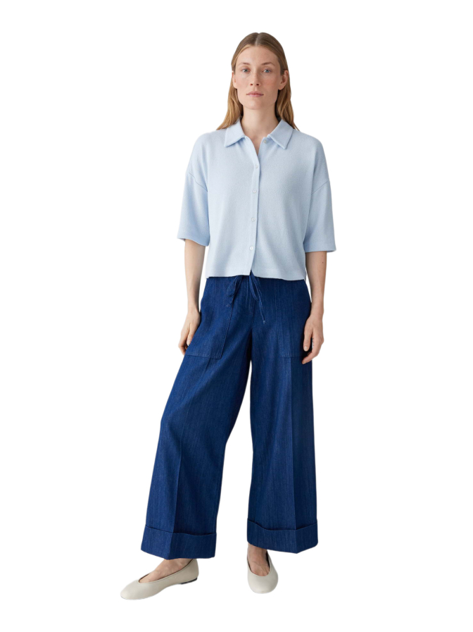 Opus Jerseyshirt Sitrica in feiner Strickoptik bei Robert Ley