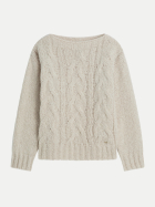 Cinque Strickpullover mit Zopfmuster CISIO 10-hellbeige bei Robert Ley