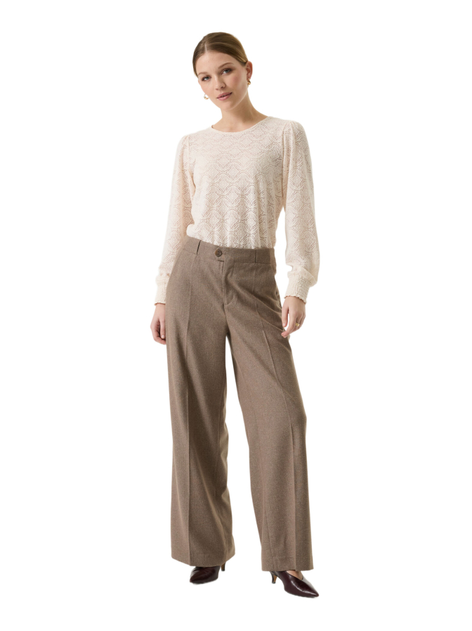 Garcia Langarmshirt mit Jacquardstruktur bei Robert Ley