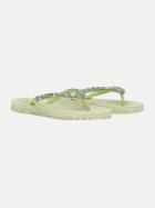 Ilse Jacobsen Flip Flops Cheerful mit Schmucksteinen 445-moss bei Robert Ley