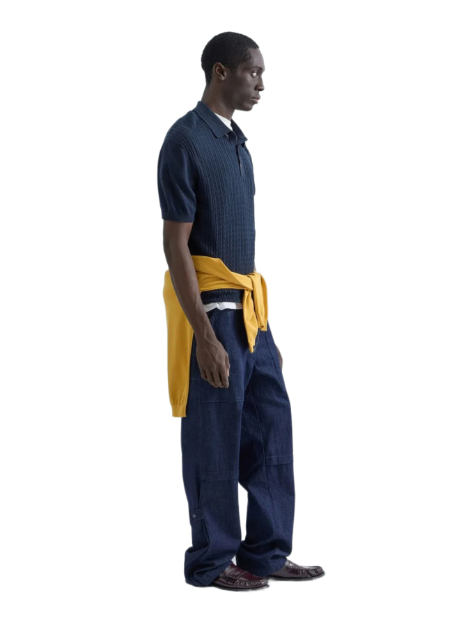 Replay Strick-Polo mit Zopfmuster bei Robert Ley