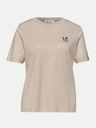 Street One T-Shirt mit Schriftzug 27727-clay sand bei Robert Ley