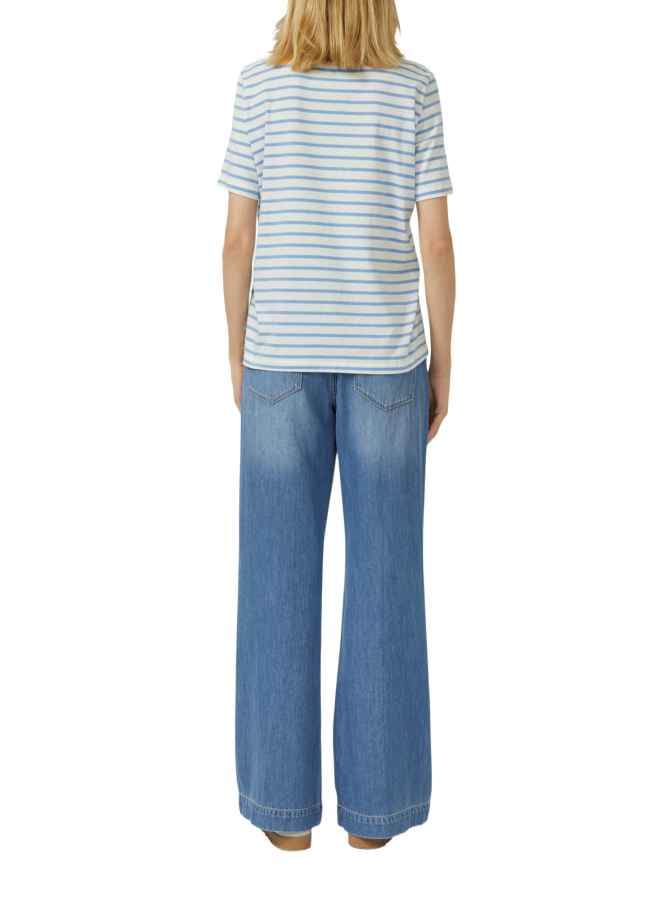 s.Oliver RED LABEL T-Shirt mit Streifenmuster bei Robert Ley