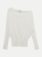 SIMKHAI Off-Shoulder Sweater Lavina ivory bei Robert Ley