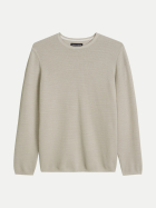 Marc O'Polo Pullover aus reiner Bio-Baumwolle 0922-Grey Kit bei Robert Ley