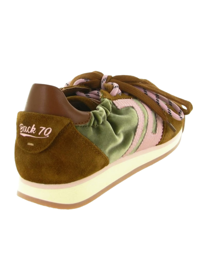 Back 70 Sneaker Rocket Velvet it Green Nude bei Robert Ley
