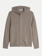 Marc O'Polo DENIM Bouclé-Strickhoodie 1725-Dolphin bei Robert Ley