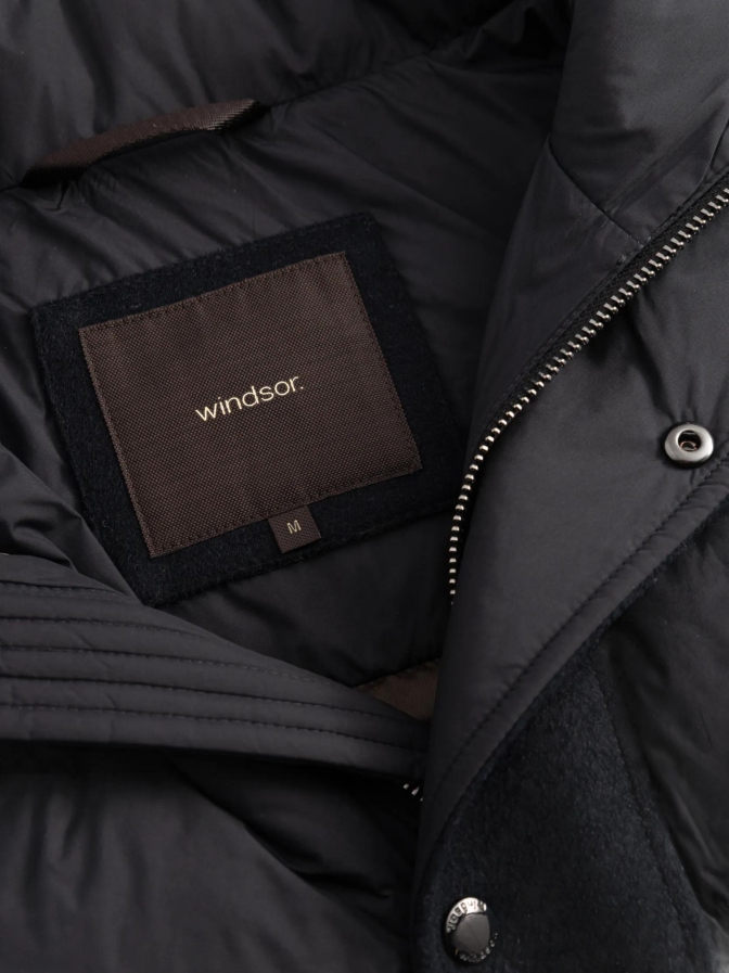 Windsor Men Wolljacke Sibillo im Stepp-Material-Mix bei Robert Ley