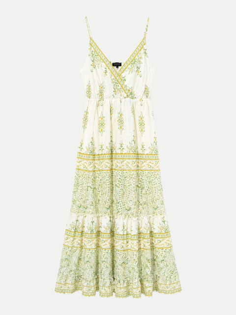 ESTELOU Midi Kleid mit floralem Muster bei Robert Ley