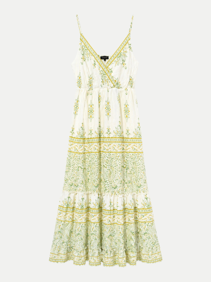 ESTELOU Midi Kleid mit floralem Muster bei Robert Ley