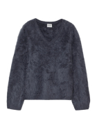 Closed Kaschmirpullover mit V-Ausschnitt 575-Storm blue bei Robert Ley