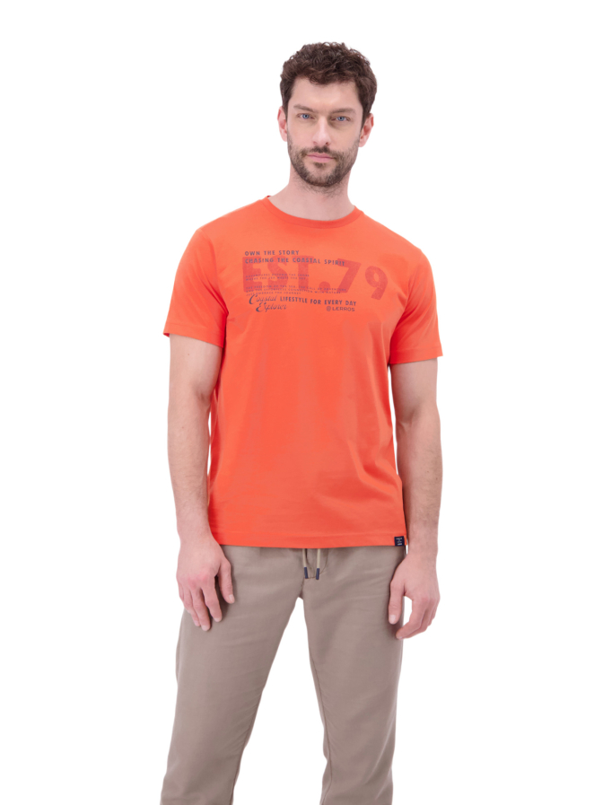 Lerros T-Shirt mit Print bei Robert Ley