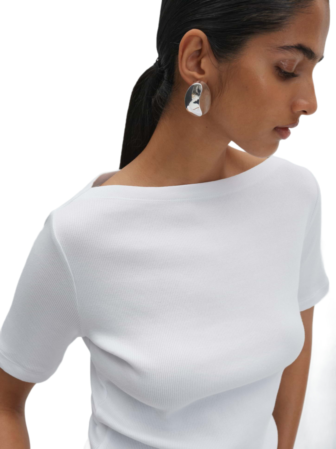 someday T-Shirt aus Rippjersey Klenja bei Robert Ley