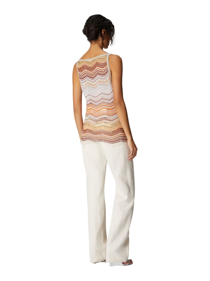 MISSONI Tank Top aus Chevron-Lamé bei Robert Ley