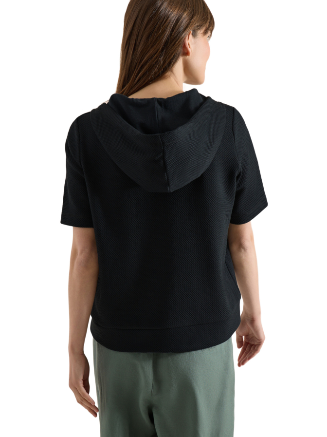 Cecil Kurzarm Sweatshirt mit Kapuze bei Robert Ley
