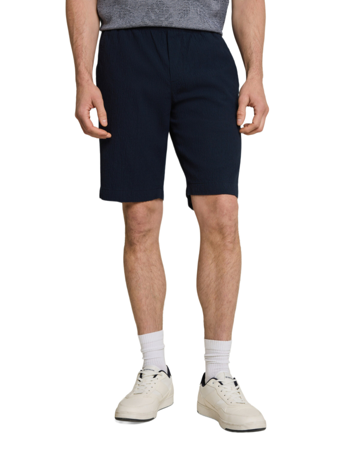 Tom Tailor Casual Regular-Fit Shorts in Seersucker-Qualität bei Robert Ley