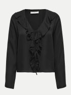 Only Bluse ONLVINNI mit Rüschenkragen 177911-Black bei Robert Ley