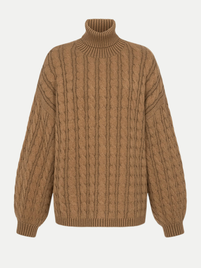 Gitta Banko Zopfmusterpullover Camelia bei Robert Ley