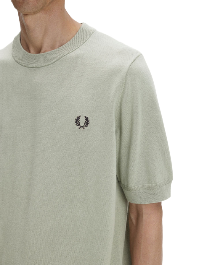 FRED PERRY T-Shirt in Strick-Qualität bei Robert Ley