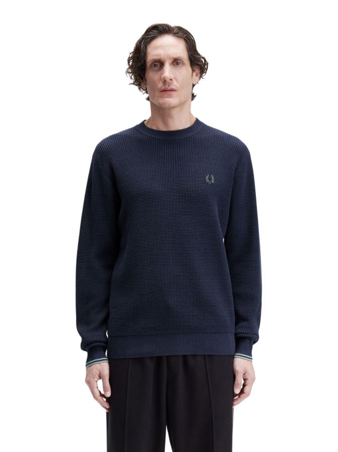 Fred Perry Pullover mit Waffel-Struktur bei Robert Ley