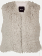 Zero Kunstfell-Weste 7304-Bright Taupe bei Robert Ley