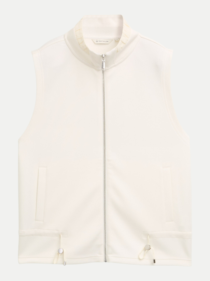 Tom Tailor Casual Sweatweste mit Stehkragen bei Robert Ley