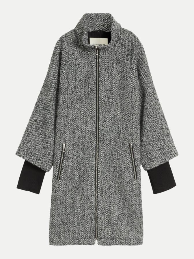 Tom Tailor Casual Mantel im 2-in-1-Look bei Robert Ley