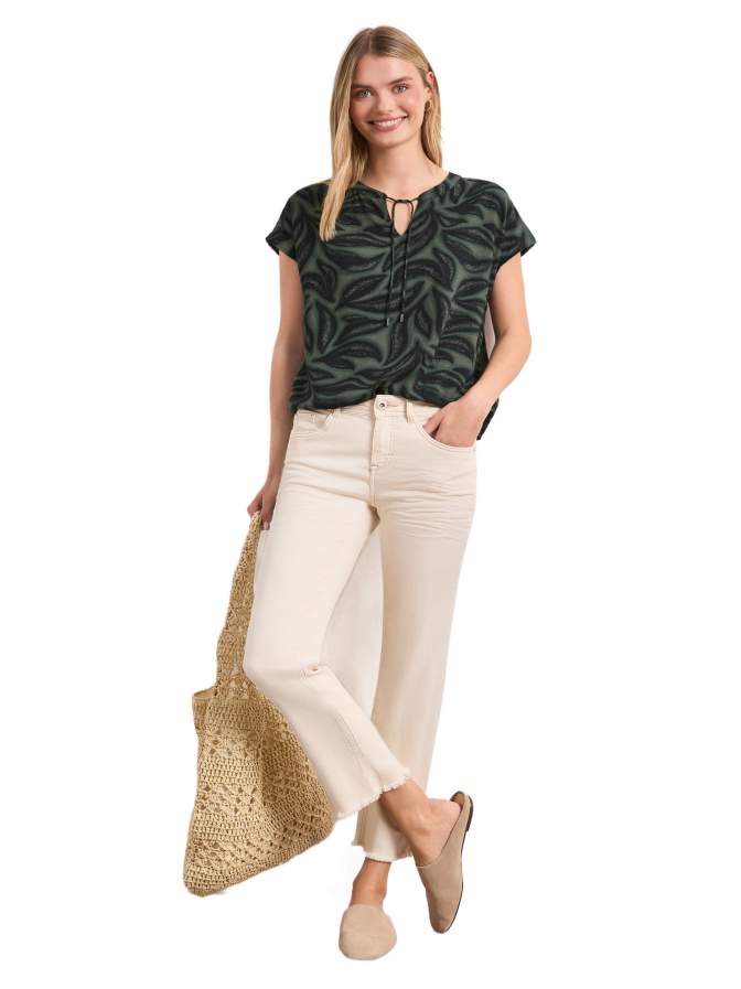 Street One Blusenshirt mit Split Neck bei Robert Ley