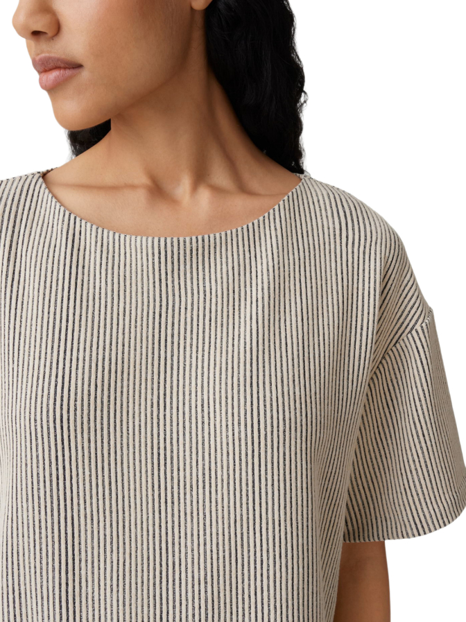 OPUS Kurzarmsweatshirt Gauster mit dreidimensionaler Textur bei Robert Ley