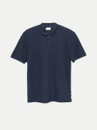 s.Oliver RED LABEL Polo-Shirt  mit seitlichen Schlitzen 5978-BLUE bei Robert Ley
