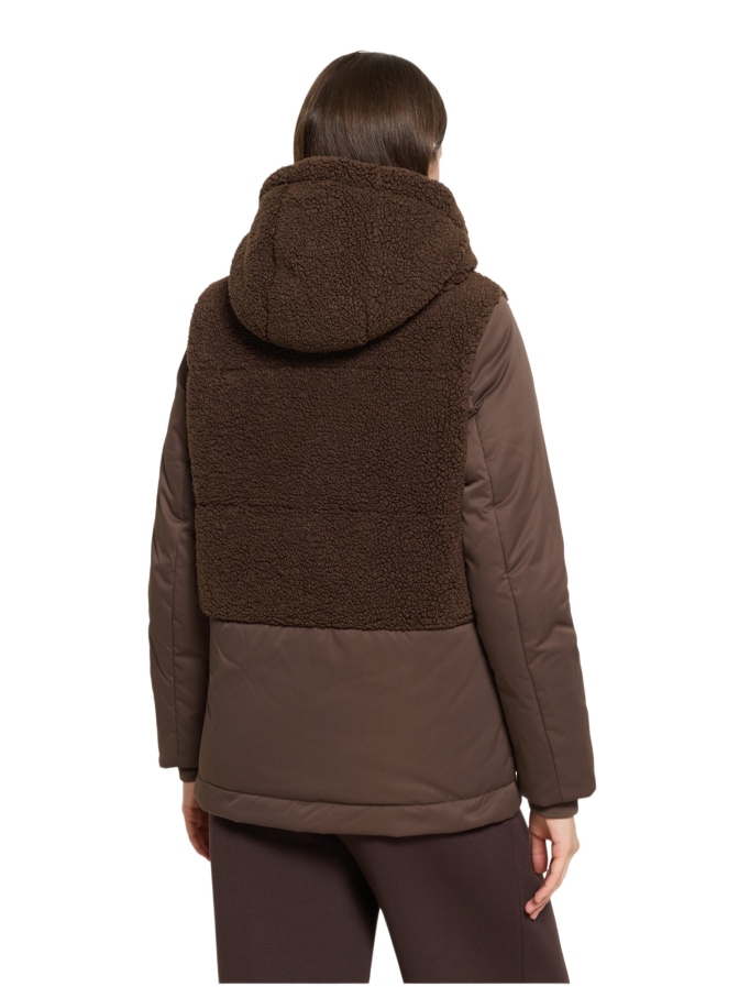 Cartoon Steppjacke mit Teddy-Details bei Robert Ley