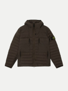 Stone Island Daunenjacke aus leichtem Stretch-Gewebe v0078coalgrey bei Robert Ley