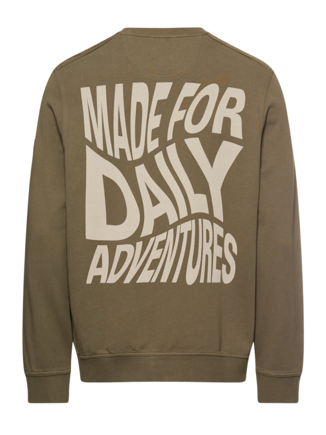 Camel Active Relaxed-Fit Sweatshirt mit Backprint bei Robert Ley